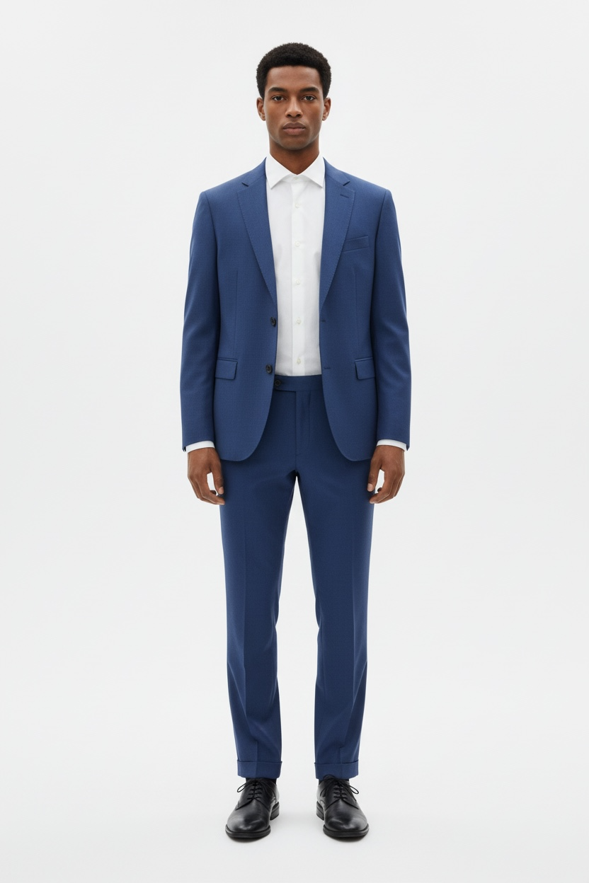 Traje de chaqueta de botonadura simple Miller