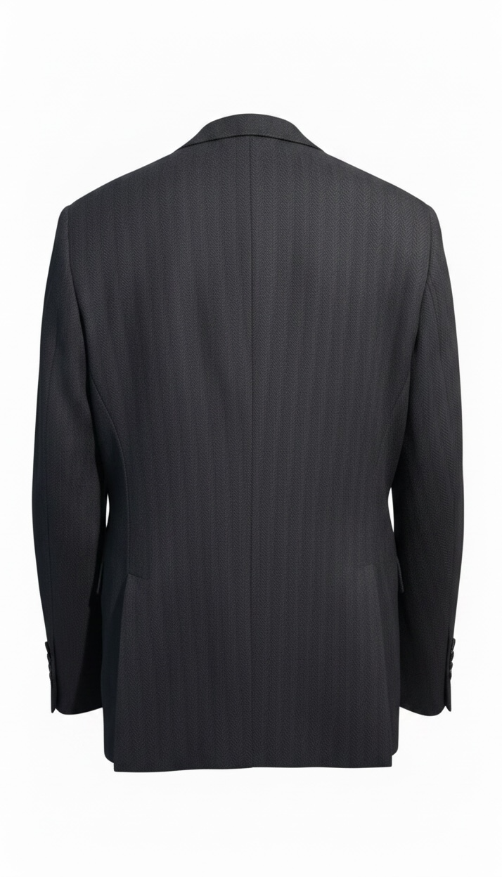 Herringbone Double-Breasted Jacket